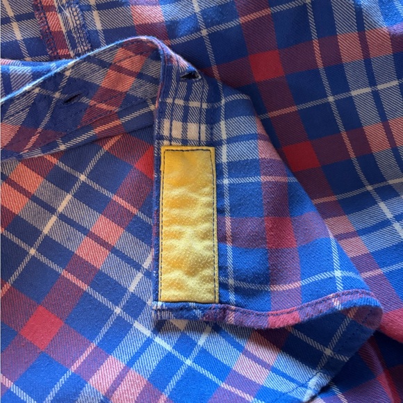 Duluth Trading Co women’s Blue and Red Plaid Shirt - small - Picture 11 of 11